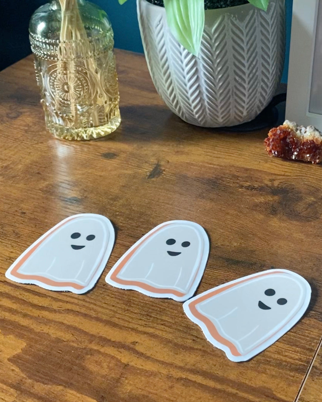 Ghost Cookie Clear Sticker