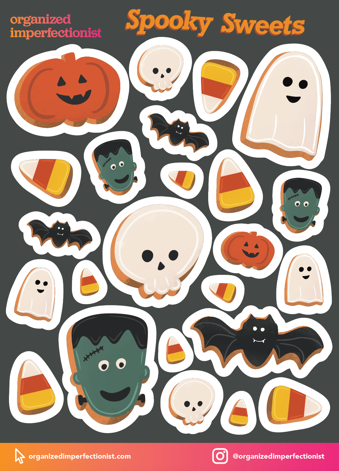 Spooky Sweets Sticker Sheet