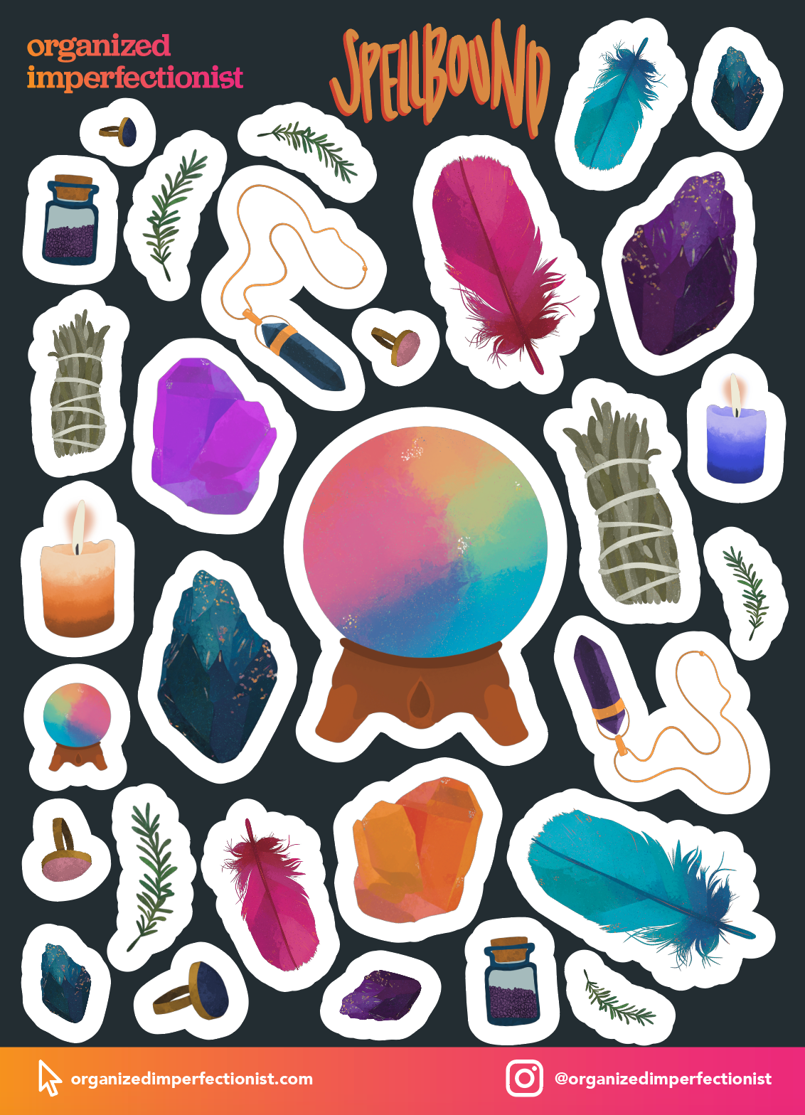 Spellbound Sticker Sheet